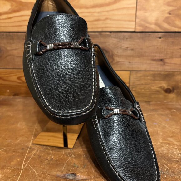 New Joseph Abboud Leather Comfort Loafers - Picture 1 of 7